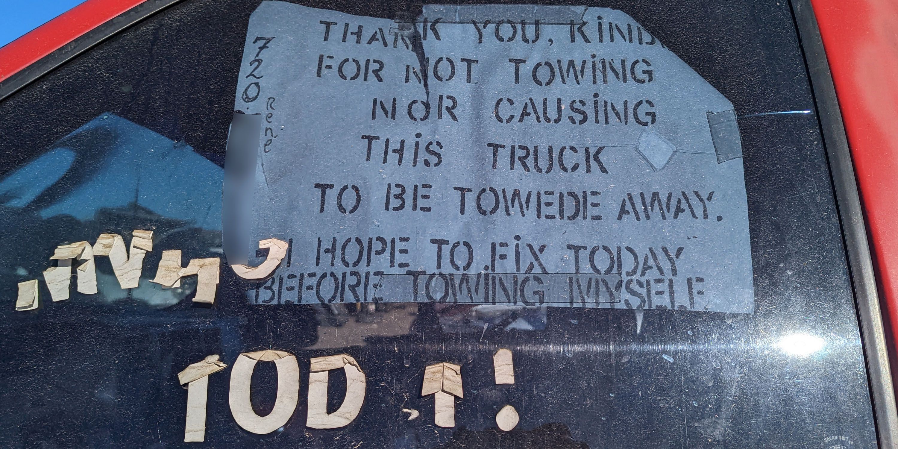 This Year's Roundup of (Failed) Pleading Notes to Tow Truck Drivers