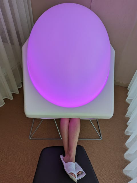 retreat spa at the lowry hotel meditation pod manchester uk