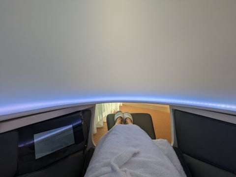 retreat spa at the lowry hotel meditation pod manchester uk