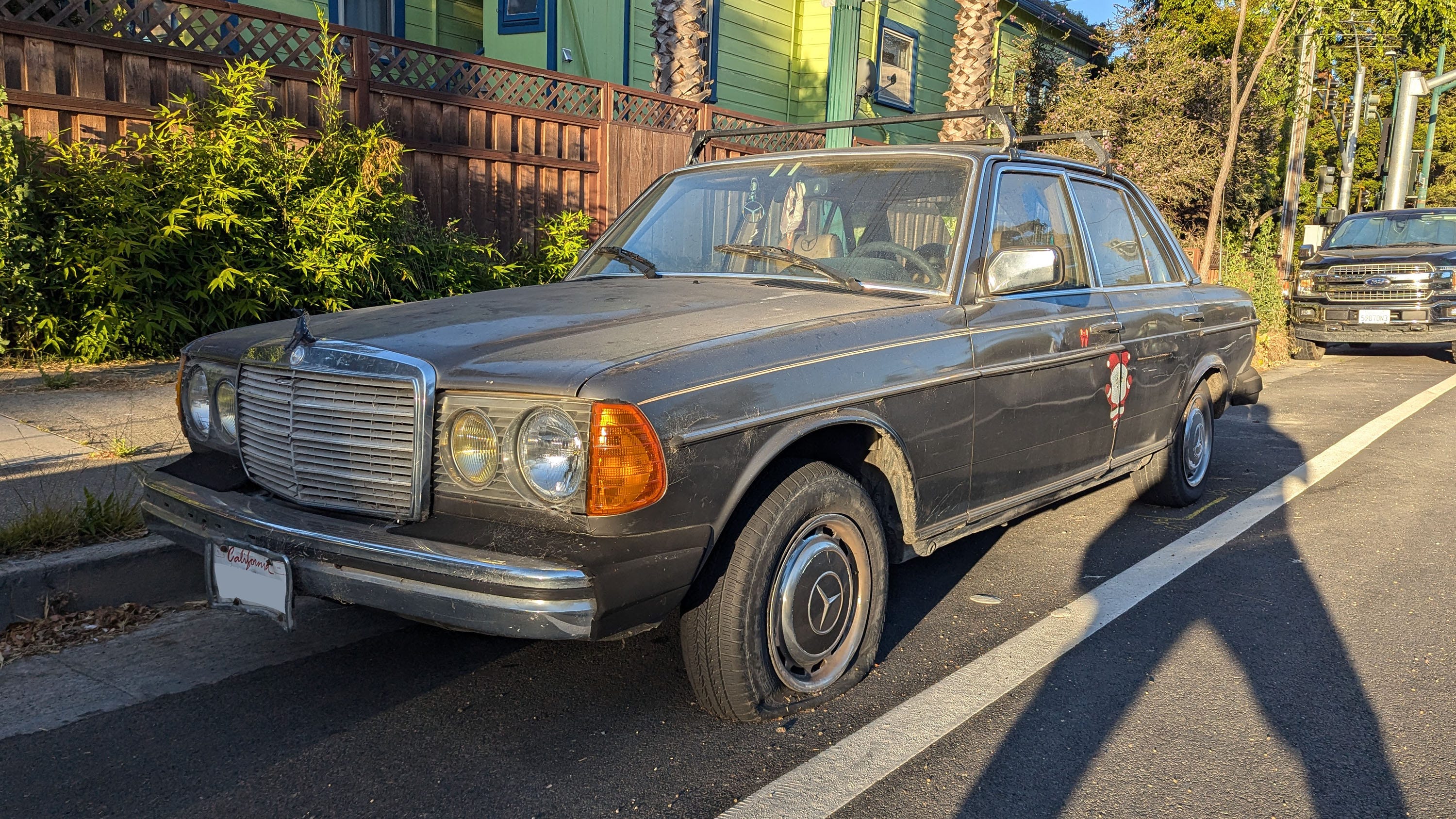 1982 Mercedes-Benz 240 D Sedan Is Down on the Alameda Street