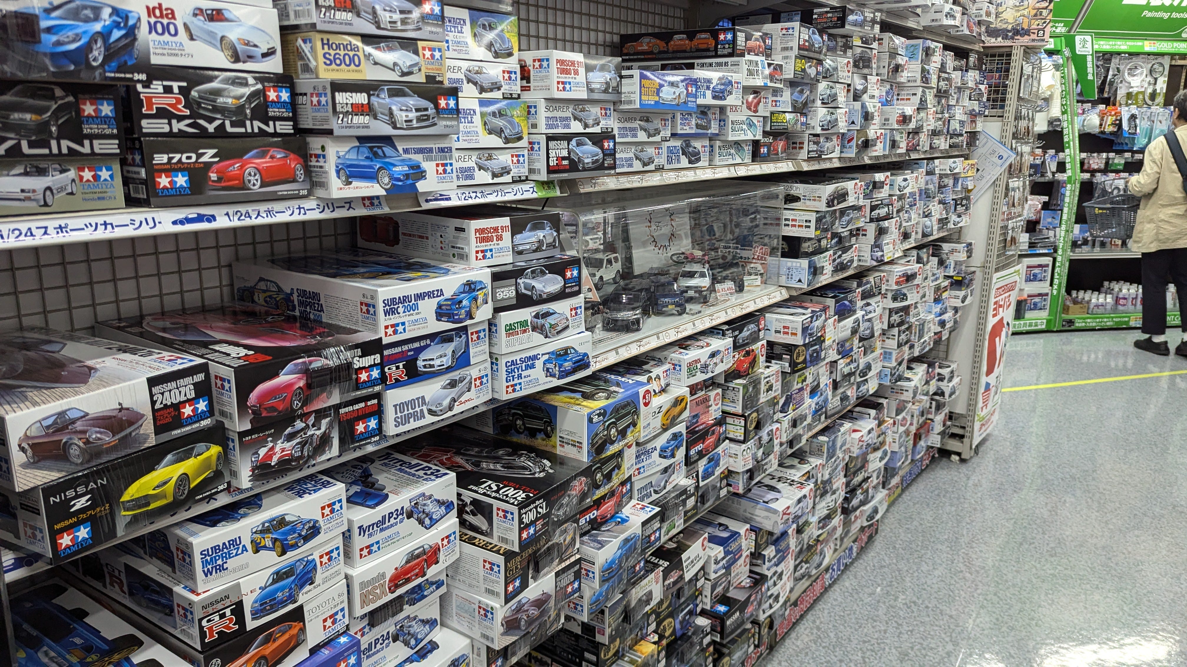 Car Model Kits of Tokyo's Legendary Akihabara Yodobashi Camera Store