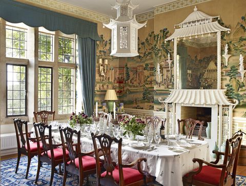 A Look Inside A Fully Bedecked Georgian Manor At Christmas