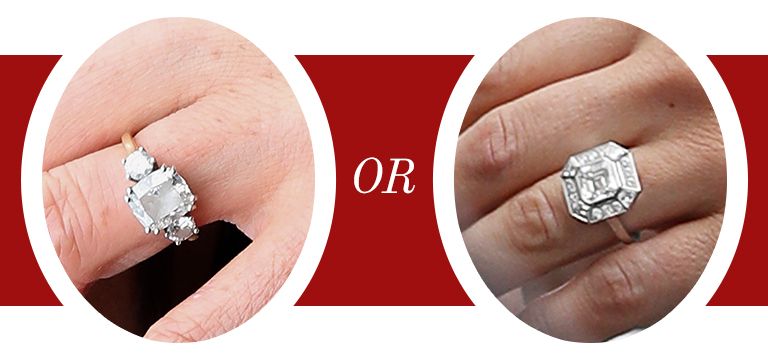 11 Impossible “Would You Rather” Engagement Ring Choices