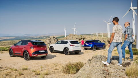 kia sportage, nissan qashqai, mazda cx5