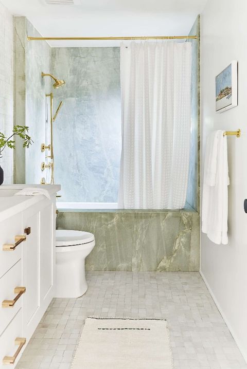 These 11 Stylish Bathroom Remodel Ideas, Bathtub In Shower Room