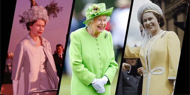 queen elizabeth fashion through decades