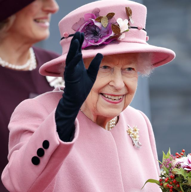 cardiff, united kingdom   october 14 embargoed for publication in uk newspapers until 24 hours after create date and time queen elizabeth ii attends the opening ceremony of the sixth session of the senedd at the senedd on october 14, 2021 in cardiff, wales photo by max mumbyindigogetty images