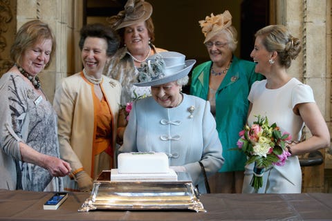 Queen Elizabeth II Attends Centenary Annual Meeting Of The National Federation Of Women's Institute