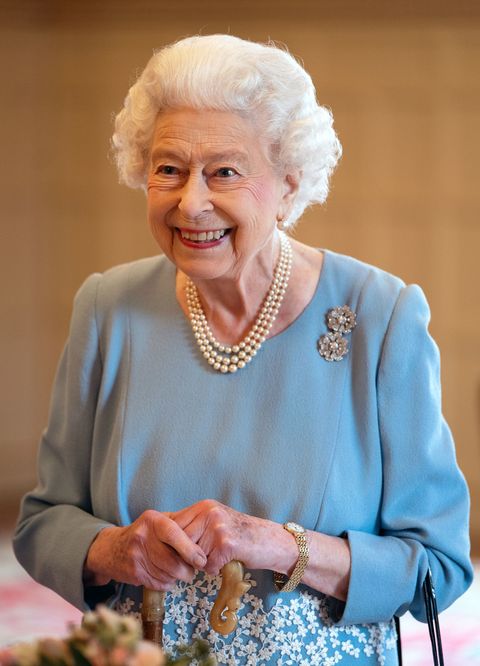 the queen hosts a reception at sandringham house on the eve of accession day