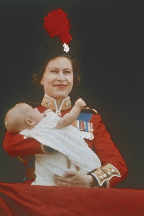 The Queen With Baby Prince Edward And Prince Philip