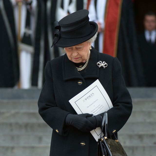 the ceremonial funeral of former british prime minister baroness thatcher