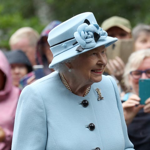 Queen at her summer residence, Balmoral, in August 2019 Queen summer residence at Balmoral 2019