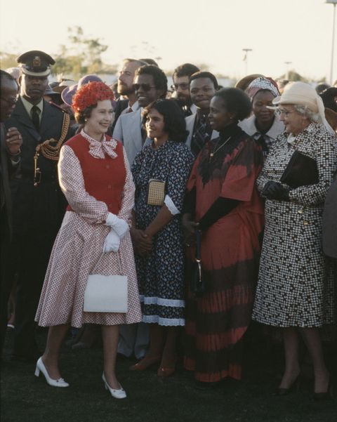 Queen elizabeth In Botswana