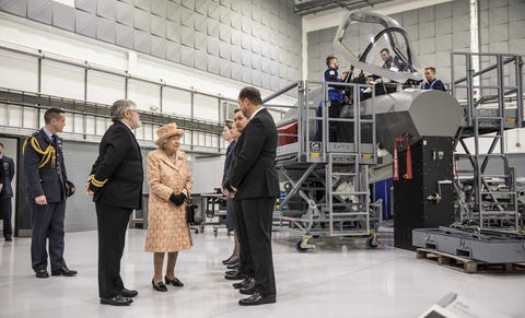 Her Majesty The Queen Visists RAF Marham Her Majesty The Queen Visists RAF Marham