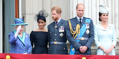 members of the royal family attend events to mark the centenary of the raf