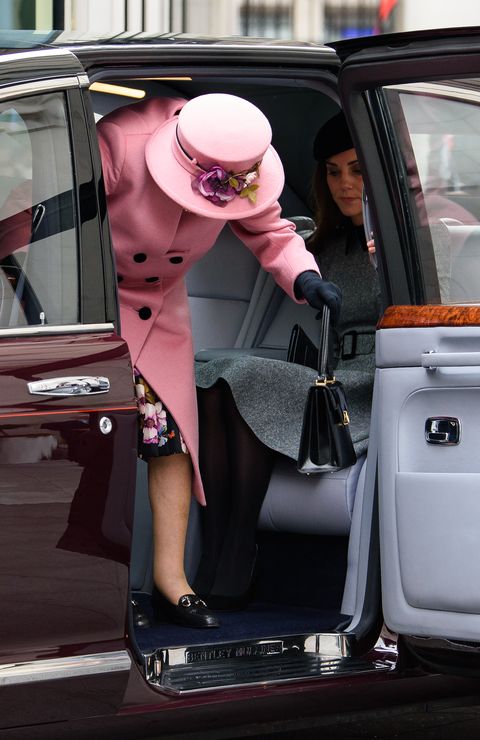 Queen Elizabeth II And Catherine, Duchess of Cambridge Visit King's College London