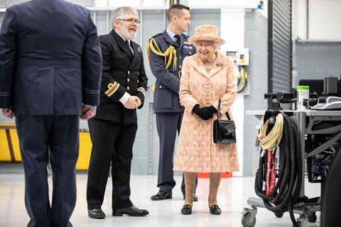 Her Majesty The Queen Visists RAF Marham Her Majesty The Queen Visists RAF Marham
