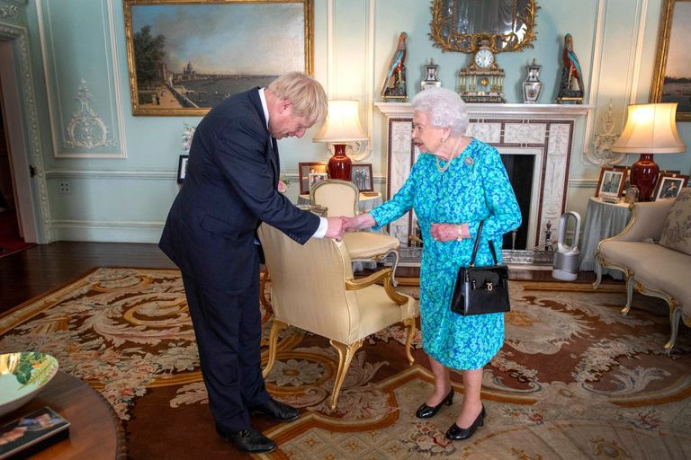 Queen Receives Outgoing and Incoming Prime Ministers
