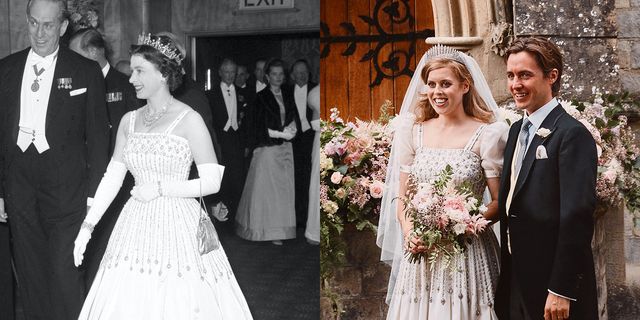 Princess Beatrice's Wedding Dress Details - Queen's Vintage Gown