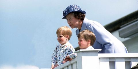 Queen Elizabeth Prince William Prince Harry