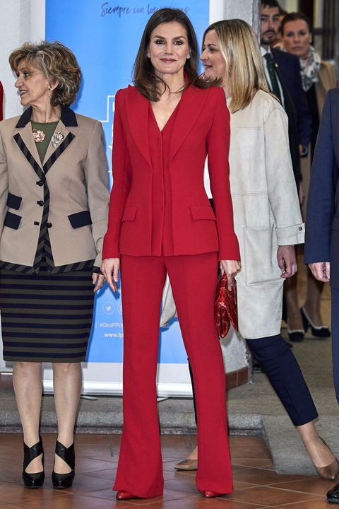 Trend watch: red trouser suits