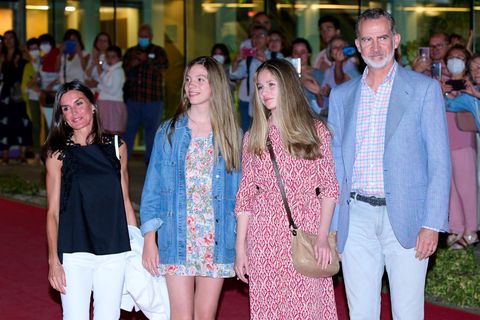 spanish royals attend maria pages performance