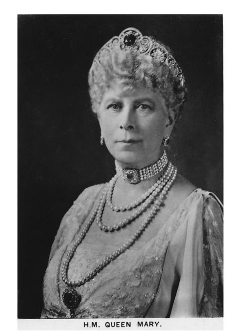 'HM Queen Mary' (1867-1953), 1937. Artist: Unknown. queen mary 1937