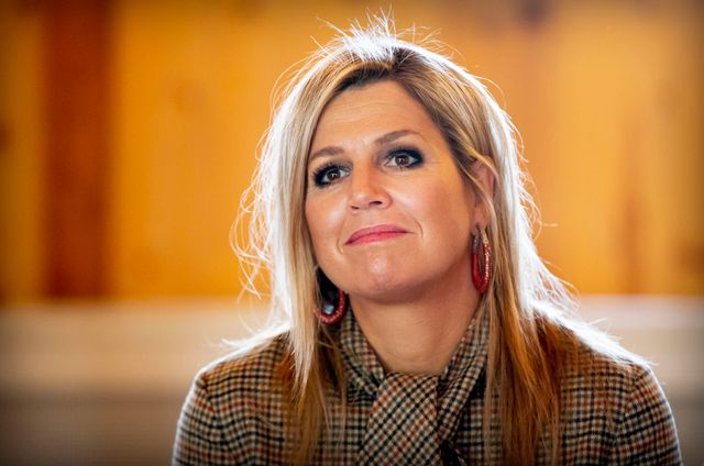 queen maxima of the netherlands visits bovenij hospital in amsterdam