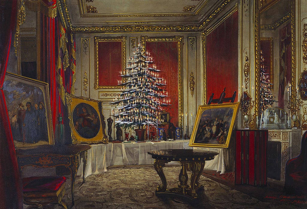 victorian era christmas tree