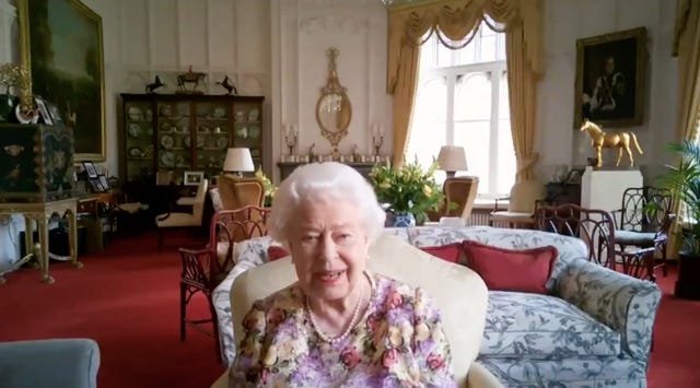 Princess Anne Is All Of Us With Our Parents On Video Call To The Queen
