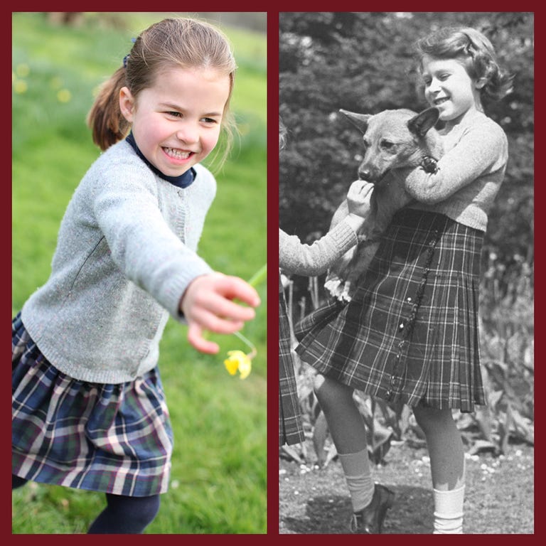 Princess Charlotte Looks Like Queen Elizabeth In Her New Photos For Her 4th Birthday