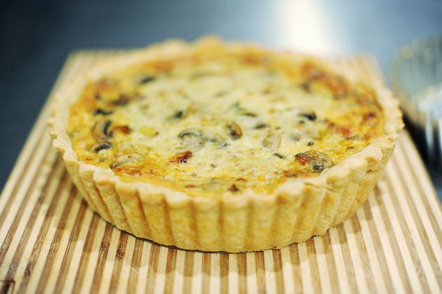 Deep Dish Quiche Recipe With Mushrooms And Chives