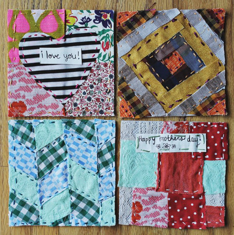 quilted mother's day cards diy mother's day cards