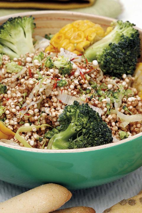 platos saludables quinoa con verduras