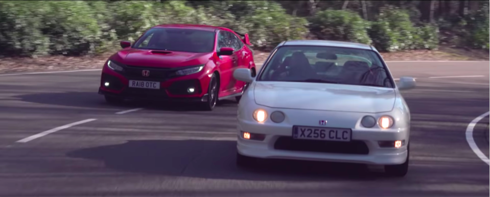 Civic Versus Integra Type R Showdown Video 4459