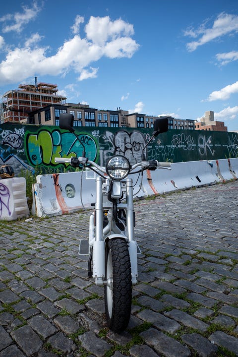 front of the osa plus motorcycle