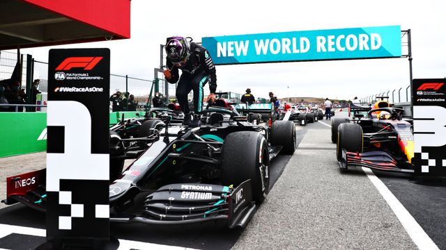 Lewis Hamilton Puts Michael Schumacher in Rearview Mirror at F1 Portuguese  Grand Prix