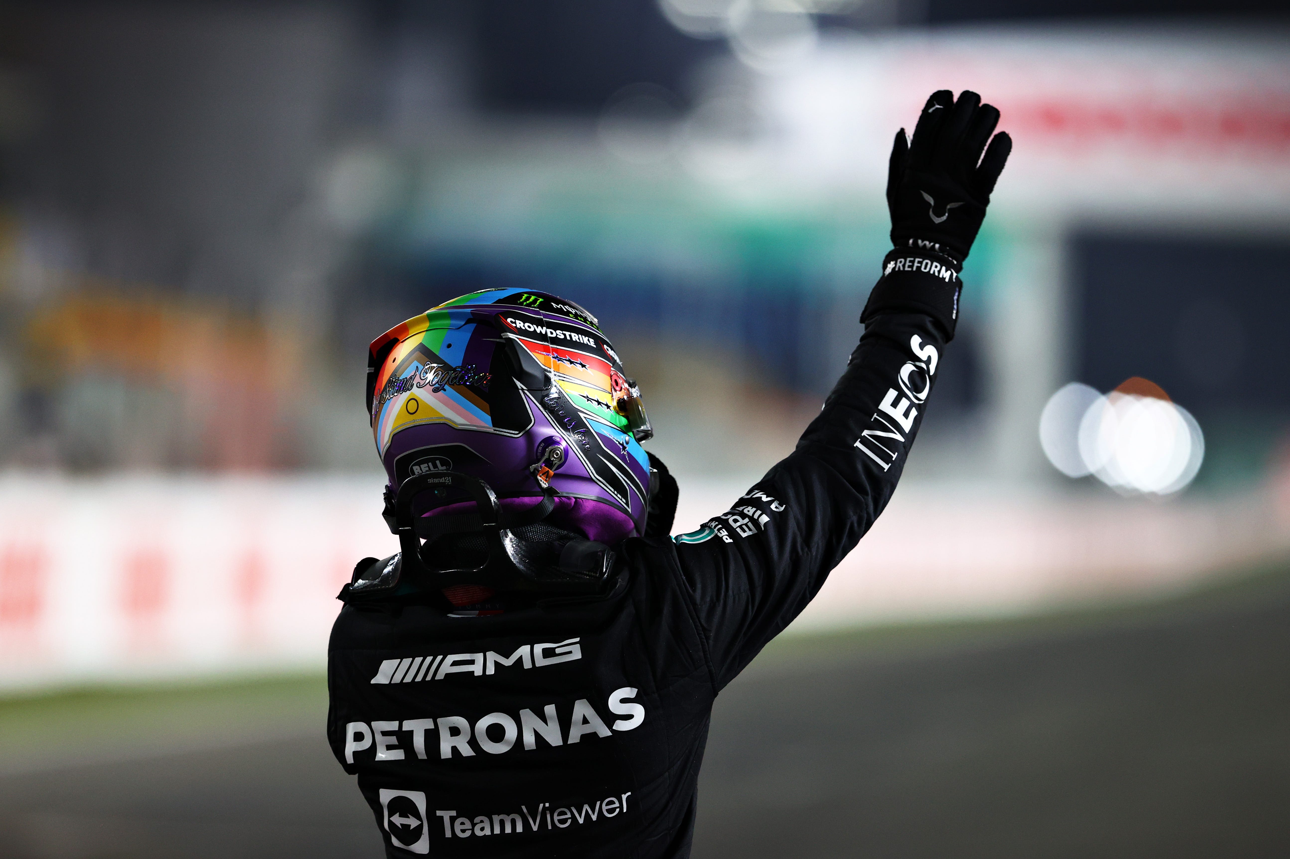 Lewis Hamilton Will Wear Rainbow Helmet in Miami, Protesting Florida's Anti-LGBTQ Laws