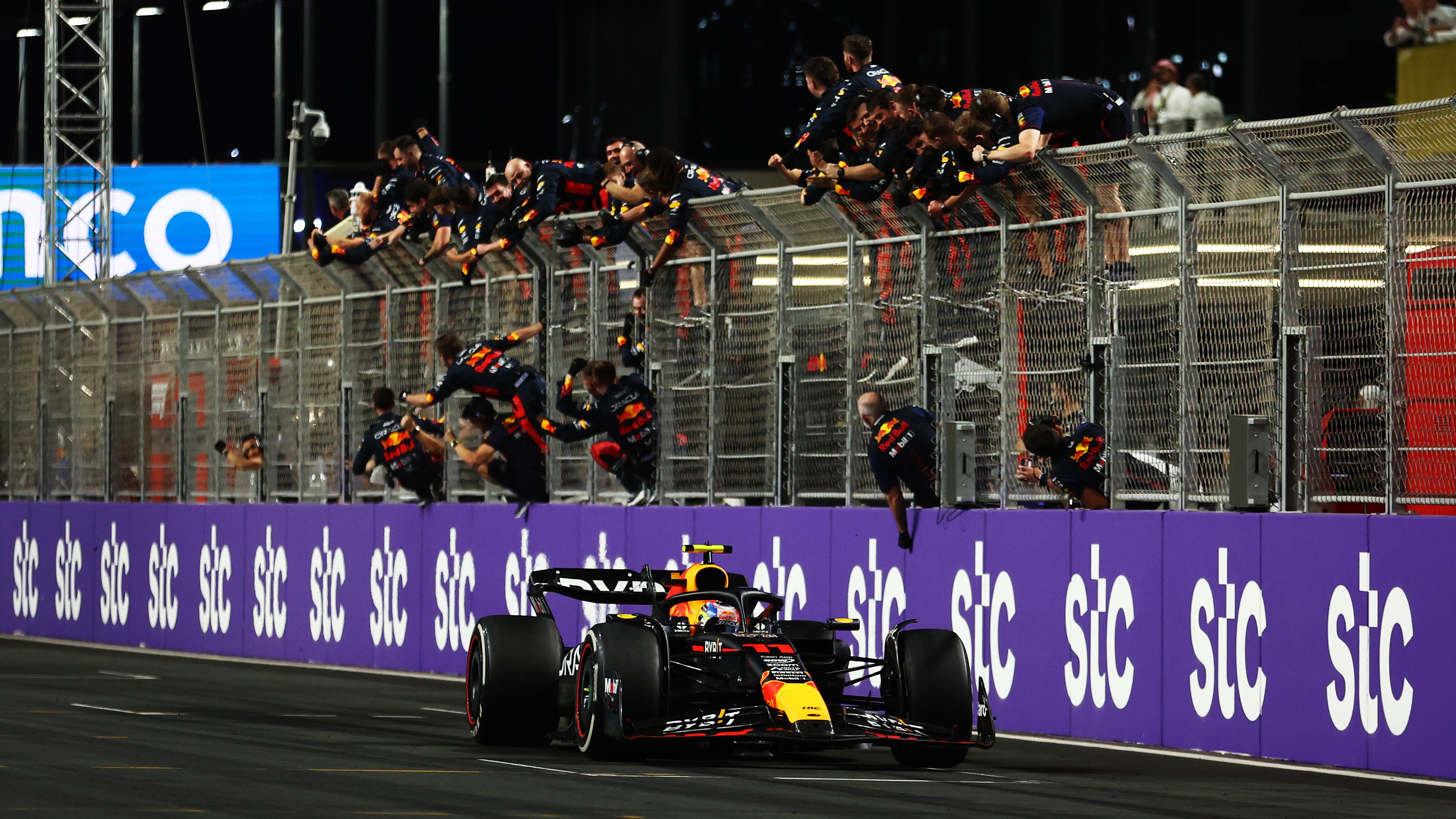 F1 Saudi Arabian GP: Perez Cruises To Red Bull 1-2 As Penalty Denies ...