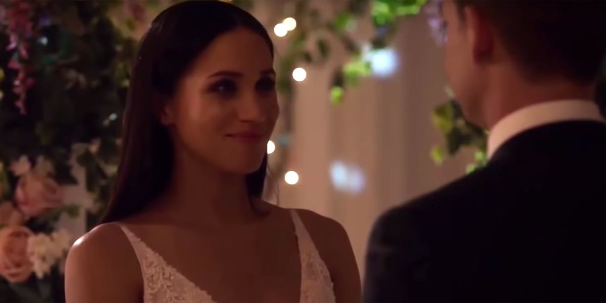 Watch Meghan Markle Get Married On Her Last Episode Of Suits Rachel Zane Mike Ross Wedding Video