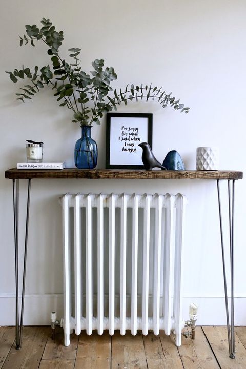 15 Diy Radiator Cover Ideas How To, Above Radiator Bookcase