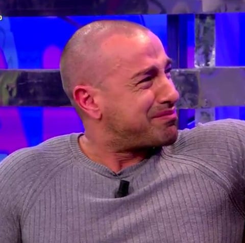 Rafa Mora, muy emocionado en 'Sálvame'