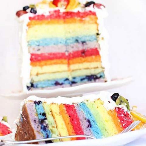 image rainbow cake