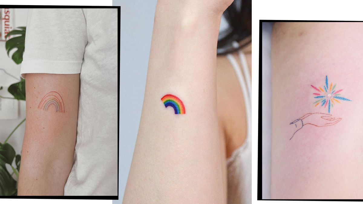 Rainbow Tattoo Ideas And Designs To Show Your Pride This Month