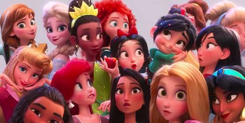 Las princesas Disney en ‘Ralph rompe internet’