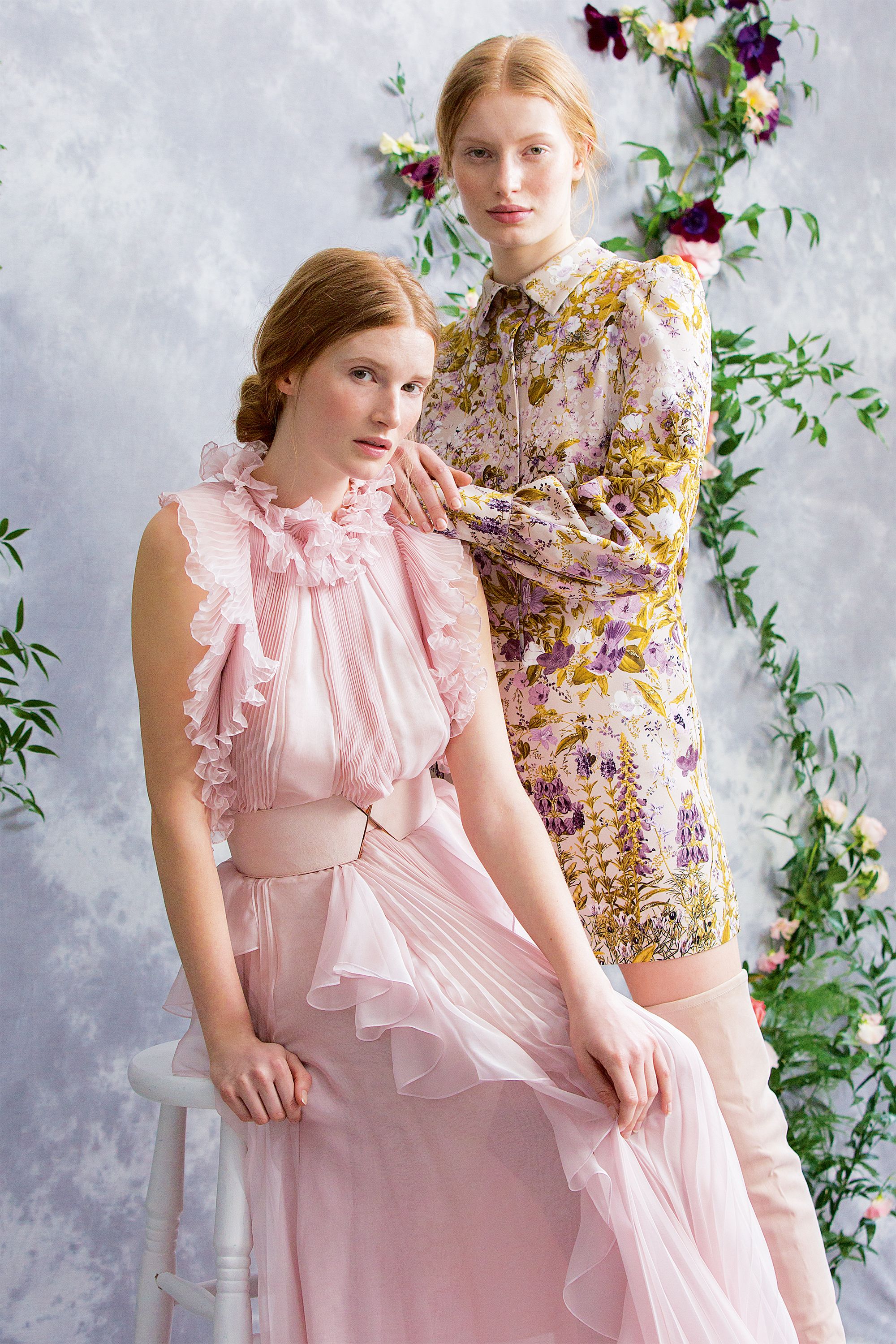 ralph and russo pink dress