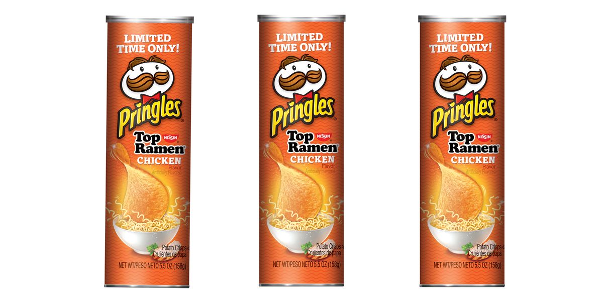 Pringles Releases Top Ramen Chicken Flavor Pringles New