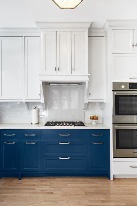 Two-Tone Kitchen Cabinet Ideas - How Use 2 Colors in Kitchen Cabinets