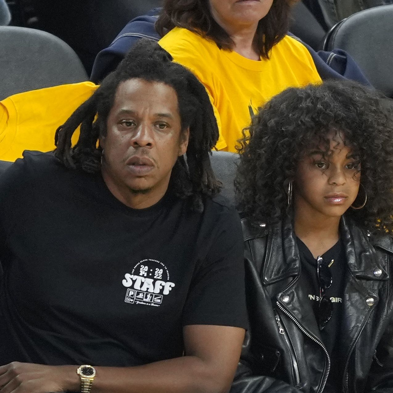 The 10-year-old looked like her mom Beyoncé's mini me.