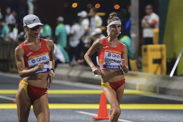 dos españolas compiten en los 20 km marcha en los mundiales de doha